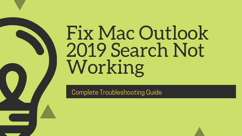 outlook for mac 2016 search not working