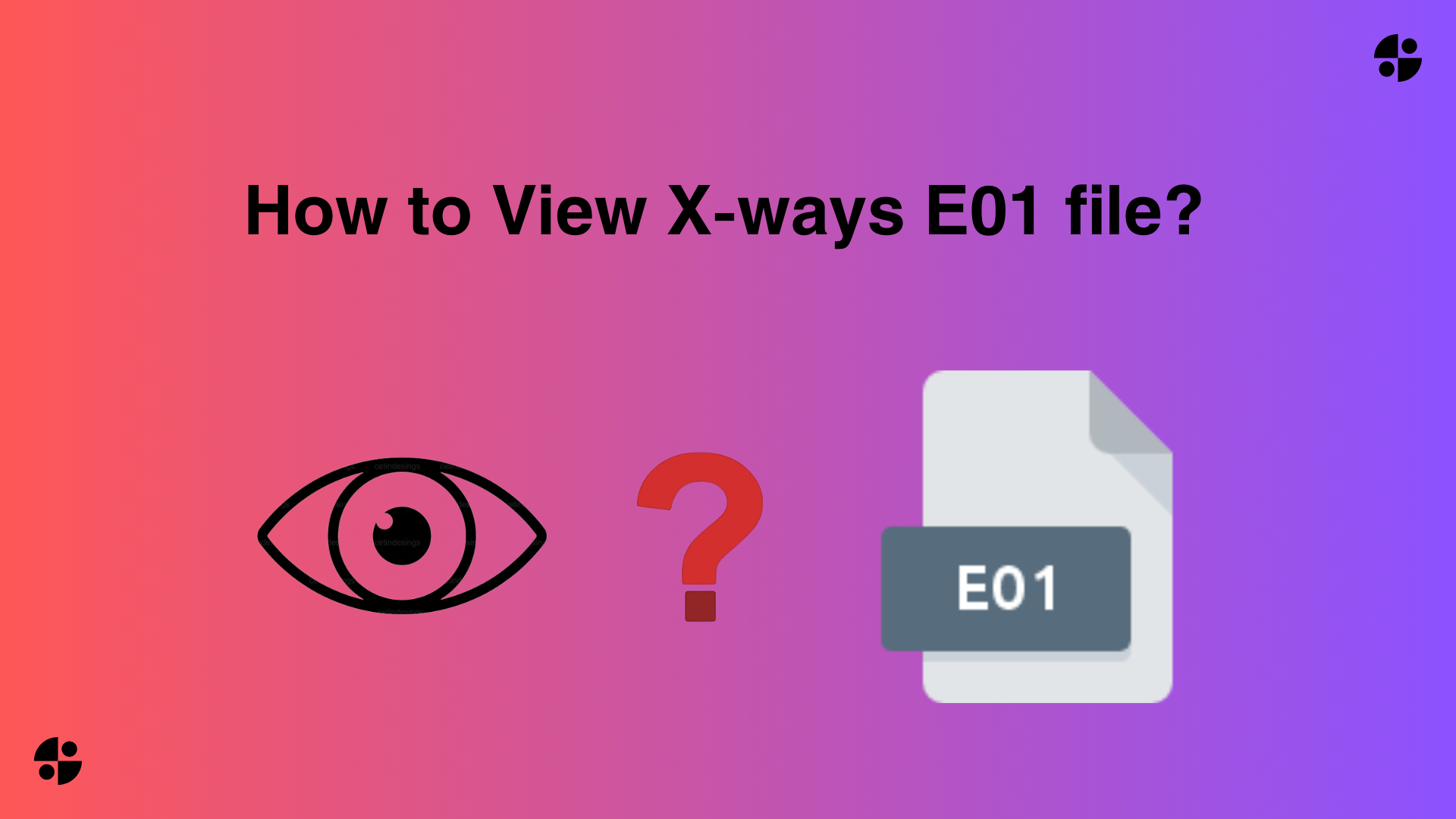 View X-ways E01 file