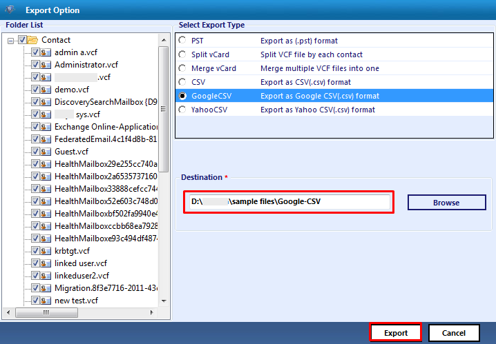 convert VCF to CSV format