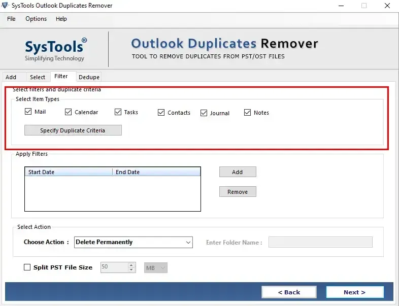 outlook email remover software